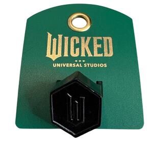 Universal Studios Wicked Movie Merchandise Black Ring